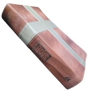 God's word for boys Faux Leather Cross Bible Larry Richards Baker books
